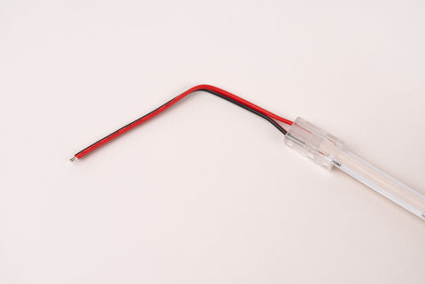 Arcova IP20 LED live end with 20cm cable - alternate angle