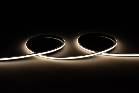 Aura SOB IP40 LED strip, dot-free trade LED lighting - alternate angle