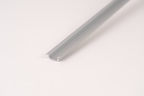 Arcova recessed aluminium LED profile, 2 metre flush-fit - detail view