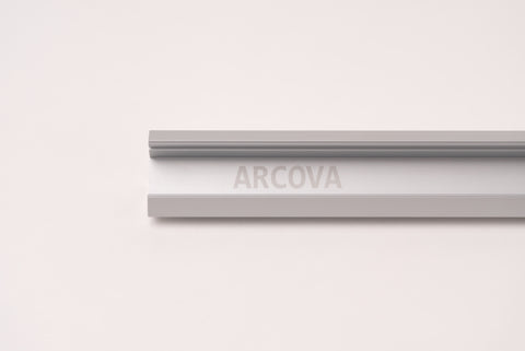Arcova angled aluminium LED profile, 2 metre corner profile - alternate angle
